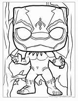 Black Panther Coloring Page sketch template