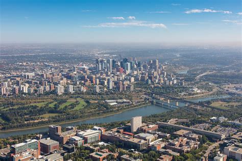 Aerial Photo | Edmonton Skyline