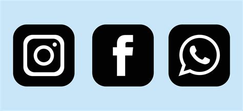 Facebook Instagram Logo White Vector Art, Icons, and Graphics for Free Download