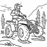 Atv In The Muddy Trail Coloring Page  Pagescom sketch template