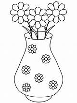 Flower Vase Coloring Pages  Cool sketch template
