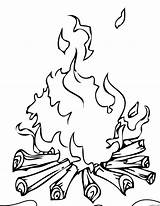 Fire And Coloring Pages sketch template