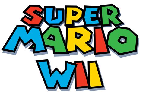 Super Mario Wii Logo V2 by ShineSpriteGamer on DeviantArt