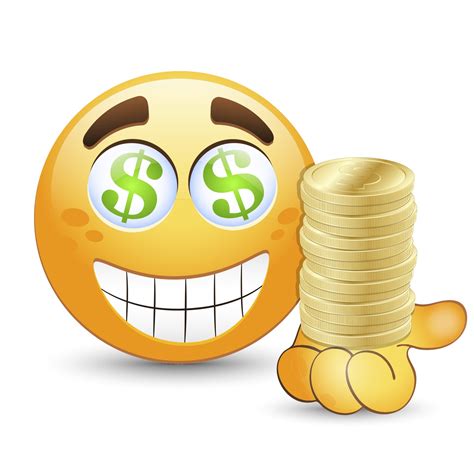 6 Amazing Dollar Smileys and Emoticons | Smiley Symbol
