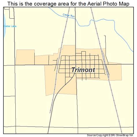 Aerial Photography Map of Trimont, MN Minnesota