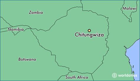 Where is Chitungwiza, Zimbabwe? / Chitungwiza, Harare Map - WorldAtlas.com