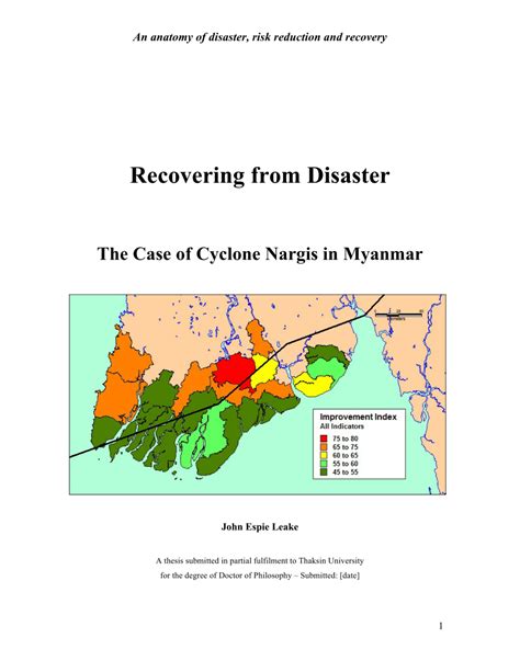 (PDF) Cyclone response in Myanmar: Learning from the past