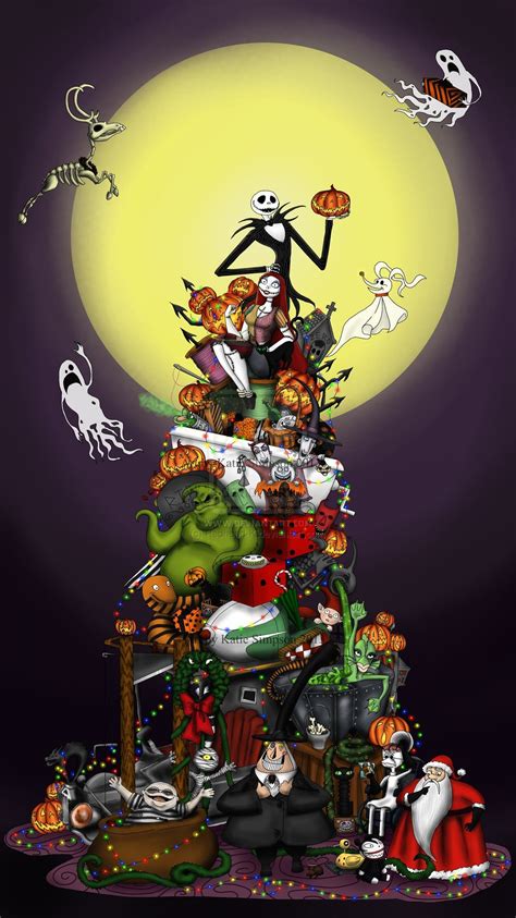 Happy 20th Anniversary TNBC by Redhead-K.deviantart.com on @d… | Nightmare before christmas ...