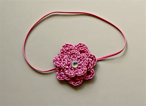 RisC Handmade: Layered Crochet Flower Headband