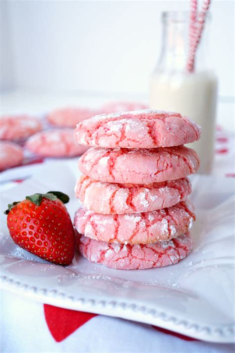 strawberry cookies from cake mix pillsbury