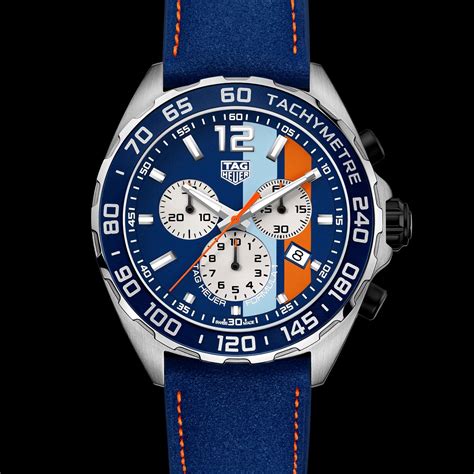 TAG Heuer Formula 1 Gulf Special Edition Watch | aBlogtoWatch