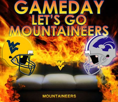 It's GAME-DAY! Let's Go MOUNTAINEERS! Beat K-State! #WVU | West ...