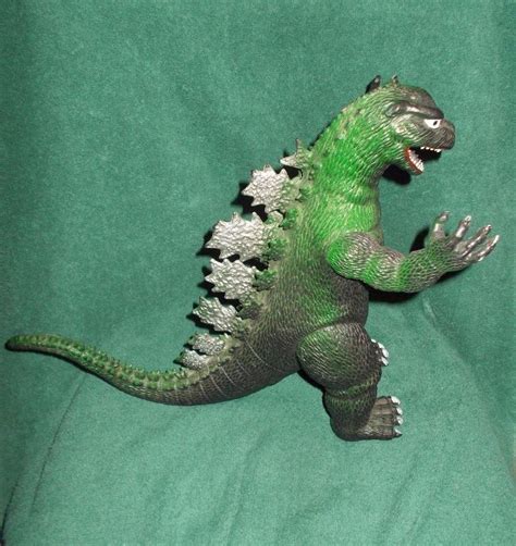 Vintage Plastic Godzilla Figure Imperial 1985 13 inch Toho Made in Hong ...