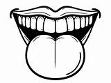 Mouth And Tongue Image coloring Page  Download Print Or Color Online sketch template