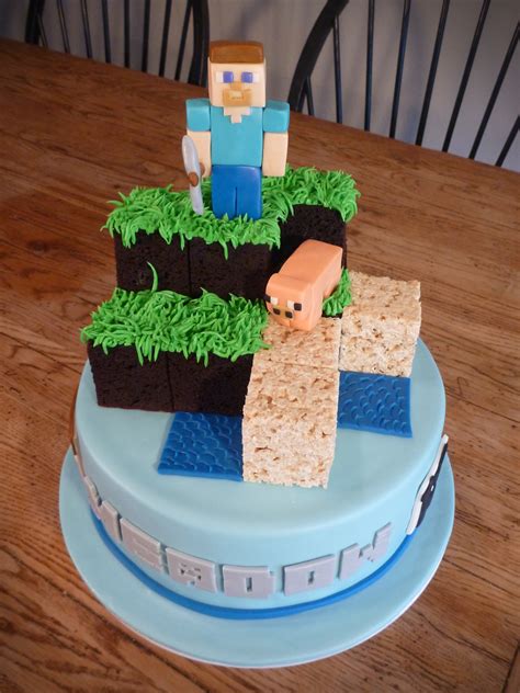 Minecraft Themed Cake - CakeCentral.com