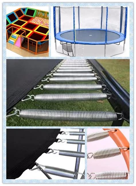 Heavy Duty Steel Tension Trampoline Springs For Rebound Net Stainless ...