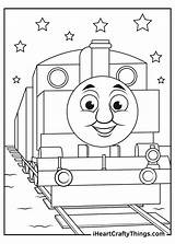 Train Thomas Coloring Pages sketch template
