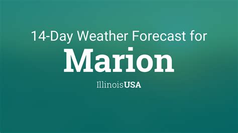 Marion, Illinois, USA 14 day weather forecast