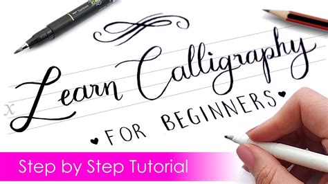 Mastering Modern Calligraphy: Step-by-Step Tutorial for Beginners