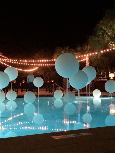 𝘁𝗵𝗲 𝗺𝗶𝘀𝘁𝗿𝗲𝘀𝘀 ; 𝖻𝖾𝖺𝗎𝖺𝗇𝗒. | Pool party decorations, Pool wedding ...