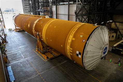 NASA's Artemis I SLS Rocket Core Stage Transported to Its New Home