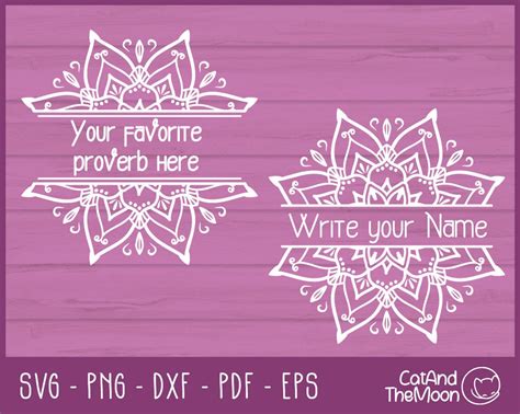 Flower Mandala Cut File, Mandala Flower Svg, Mandala Cut File, Simple ...