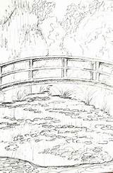 Monet Printable Coloring Pages Sketch Page sketch template
