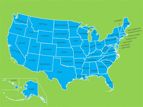 Editable Us Map Template For Powerpoint With States S - vrogue.co