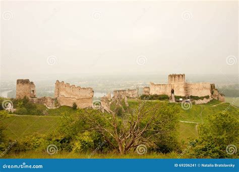 Chateau Gaillard stock image. Image of europe, european - 69206241