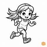 Running Coloring Page For Kids  Free Printable Pages sketch template