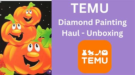 TEMU Diamond Painting Haul |Unboxing - YouTube