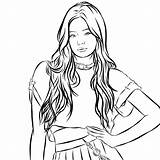 Lisa BlackPink Coloring Page  Free Printable Pages sketch template