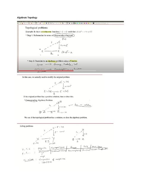 Algebraic Topology | PDF