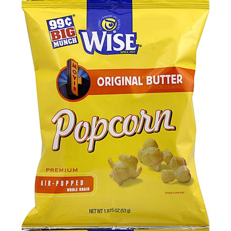 Wise® Butter Popcorn 1.875 oz. Bag | Shop | Vista Foods