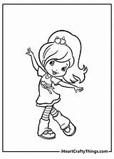 Strawberry Shortcake Coloring Page sketch template