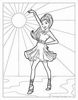 Printable Barbie Coloring Pages sketch template
