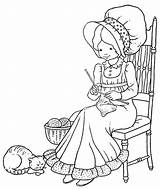 Yarn And Knitting Needles Clip Art Sketch Coloring Page sketch template