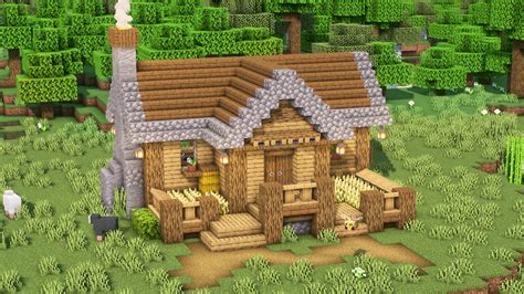 A small oak house I did yesterday : r/Minecraftbuilds