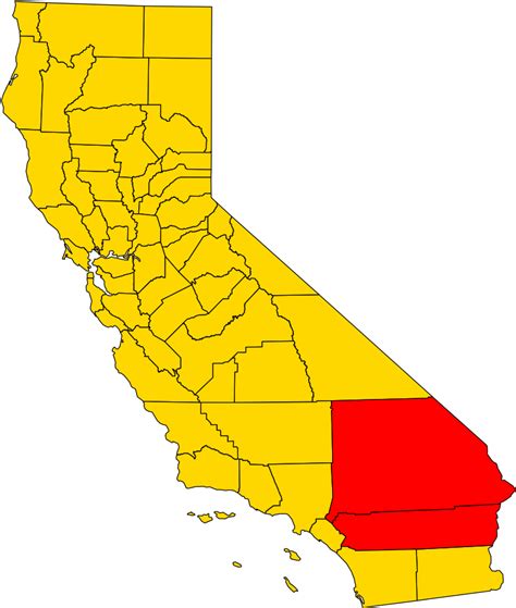 California County Map Blank Free Transparent Clipart - vrogue.co