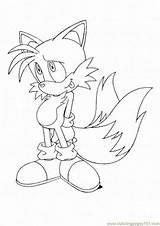 Tails Coloring Pages  Coloring Home sketch template