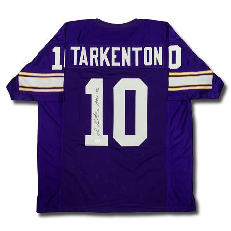 Lot Detail - Fran Tarkenton Minnesota Vikings Autographed Jersey - "HOF 86" Inscription (JSA COA)