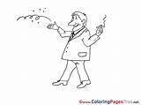 Smoking Coloring Sheet sketch template