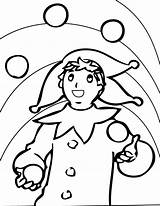 Juggler Coloring Page Coloring Pages sketch template
