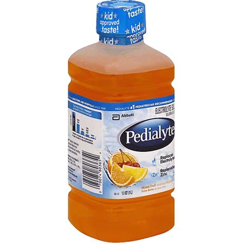 Pedialyte Electrolyte Solution, Mixed Fruit | Children's Health ...