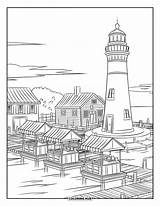 90  Lighthouse Coloring Pages For Kids & Adults Free Printable PDFs sketch template