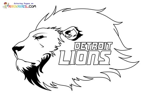 Detroit Lions Coloring Pages