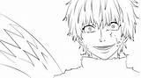 Easy Drawing Tokyo Ghoul Kaneki Ken Sketch Coloring Page sketch template