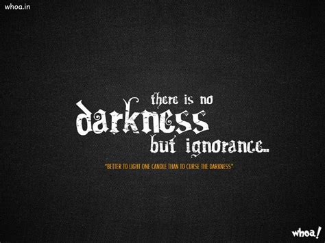 Darkness Quotes In With Dark Background