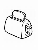 Toaster Coloring Pages sketch template