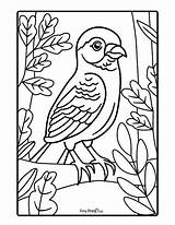 Bird Coloring Book Page A Fun And Educational Activity For Kids sketch template